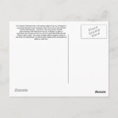 モンセルレートボゴタトラベルポストカード ポストカード (裏面)