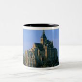 モンセントミシェル、マンシュ、ノルマンディ、フランス ツートーンマグカップ (中央)