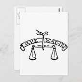 モンタイニーのモットー・ケ・サイス・ジェ?何を知ってる? ポストカード (正面/裏面)