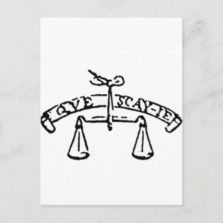 モンタイニーのモットー・ケ・サイス・ジェ？何を知ってる？ ポストカード