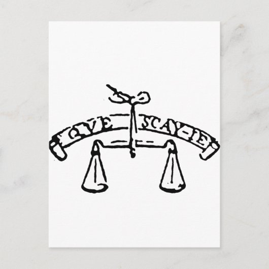 モンタイニーのモットー・ケ・サイス・ジェ?何を知ってる? ポストカード (正面)