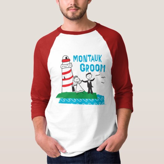 モンタウック新郎服 Tシャツ (正面)