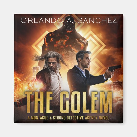 モンタギュー&ストロングケースファイル10 - The Golem マグネット (正面)