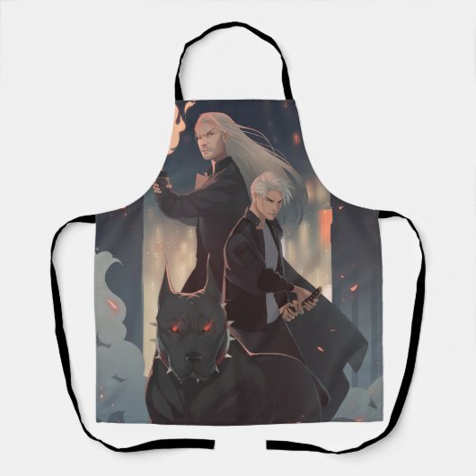 モンタギュー&ストロング – 桃 – エプロン#2 エプロン (正面)