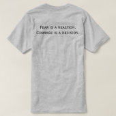 モンタギュー&ストロング – SHIELDBEARER引用文背面 Tシャツ (デザイン裏面)