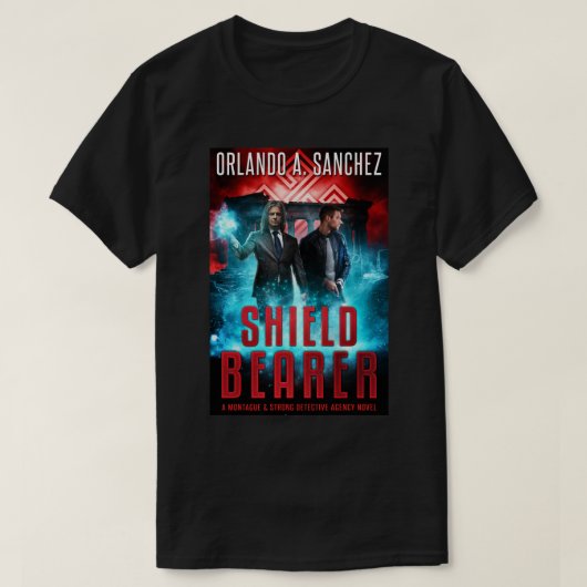 モンタギュー&ストロング – SHIELDBEARER Tシャツ (デザイン正面)