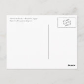 モンタザービーチ – エジプトはがき ポストカード (裏面)