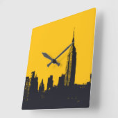 モンタックサルベージ株式会社NYCウォールクロック スクエア壁時計 (傾斜)