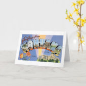 モンタナからご挨拶! カード (黄色い花)