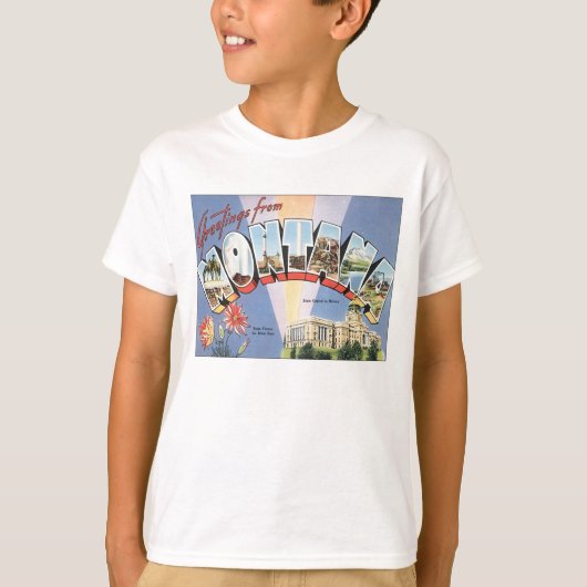 モンタナからの挨拶 Tシャツ (正面)