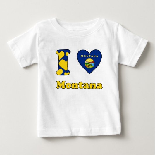 モンタナが大好き ベビーTシャツ (正面)
