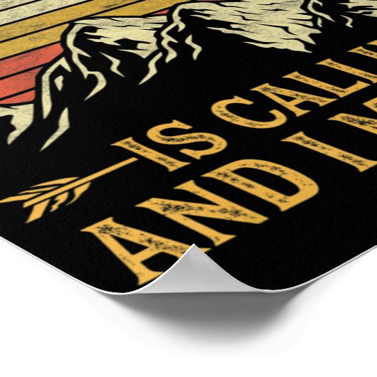 モンタナが電話してきて行かねばならない ポスター (角)