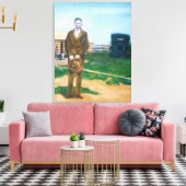 モンタナでの帰郷 キャンバスプリント (インサイチュ (リビング))