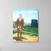 モンタナでの帰郷 キャンバスプリント (正面)