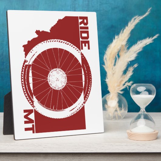 モンタナに乗る フォトプラーク (側面)