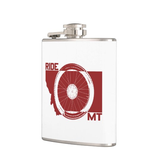 モンタナに乗る フラスク (左)