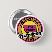 モンタナのお茶会の国家 缶バッジ (正面&裏面)