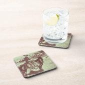 モンタナのカウボーイ、c.1880 (b/wの写真) コースター (右側)