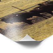 モンタナのナショナルバイソンレンジラウンドアップ フォトプリント            (角)