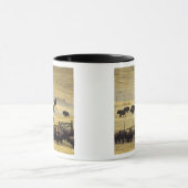 モンタナのナショナルバイソンレンジラウンドアップ マグカップ (中央)