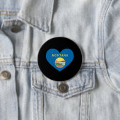 モンタナのハートのデザイン- .PNG 缶バッジ (インサイチュ)