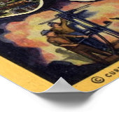 モンタナのビュート・メトロポリスからの挨拶 ポスター (角)