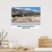 モンタナのブリジャー山脈のポスター ポスター (キッチン)