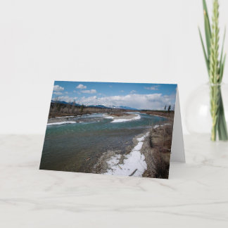 モンタナの休日の川 シーズンカード