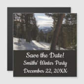 モンタナの冬のマディソン山脈 (正面/裏面)