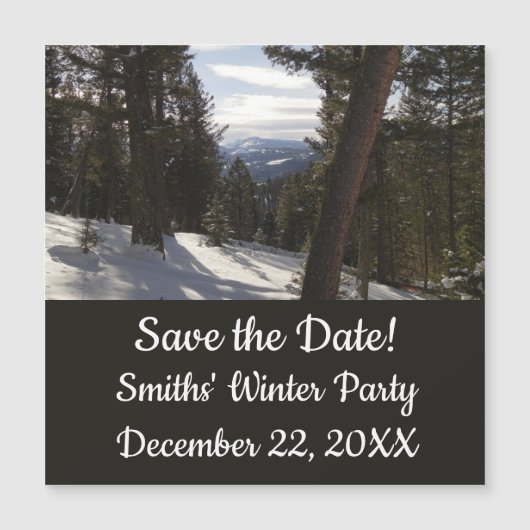 モンタナの冬のマディソン山脈 (正面)