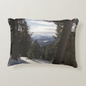 モンタナの冬のマディソン山脈 アクセントクッション (裏面)