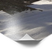 モンタナの冬のマディソン山脈 フォトプリント (角)