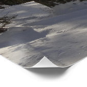 モンタナの冬のマディソン山脈 ポスター (コーナー)