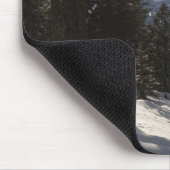 モンタナの冬のマディソン山脈 マウスパッド (コーナー)