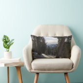 モンタナの冬のマディソン山脈 ランバークッション (椅子)