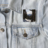 モンタナの冬のマディソン山脈 缶バッジ (インサイチュ)