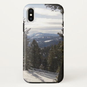 モンタナの冬のマディソン山脈 iPhone XSケース