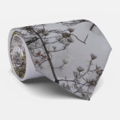 モンタナの冬の雪山の景色 ネクタイ (ロール)