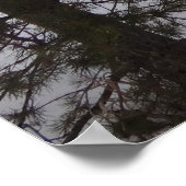 モンタナの冬の雪山の景色 ポスター (角)