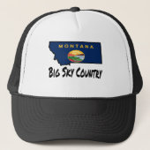 モンタナの大きい空の国の帽子 キャップ (正面)