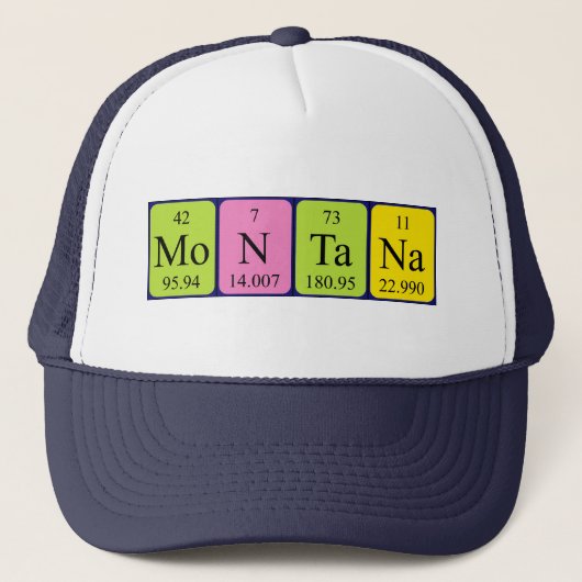 モンタナの定期的なテーブル名hat キャップ (正面)