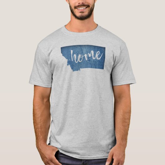 モンタナの家の木目 Tシャツ (正面)
