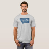 モンタナの家の木目 Tシャツ (正面フル)