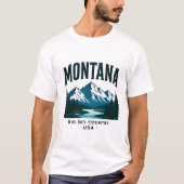 モンタナの山岳遺産 Tシャツ (正面)