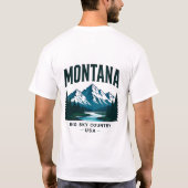 モンタナの山岳遺産 Tシャツ (裏面)