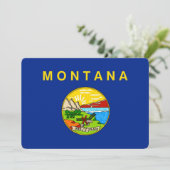 モンタナの州の旗のデザイン (スタンド正面)