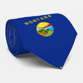 モンタナの州の旗のデザイン ネクタイ (ロール)