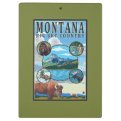 モンタナの州場面 クリップボード (裏面)