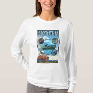 モンタナの州場面 Tシャツ