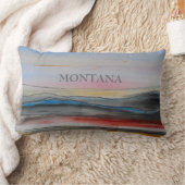 モンタナの引用文の枕 ランバークッション (ブランケット)